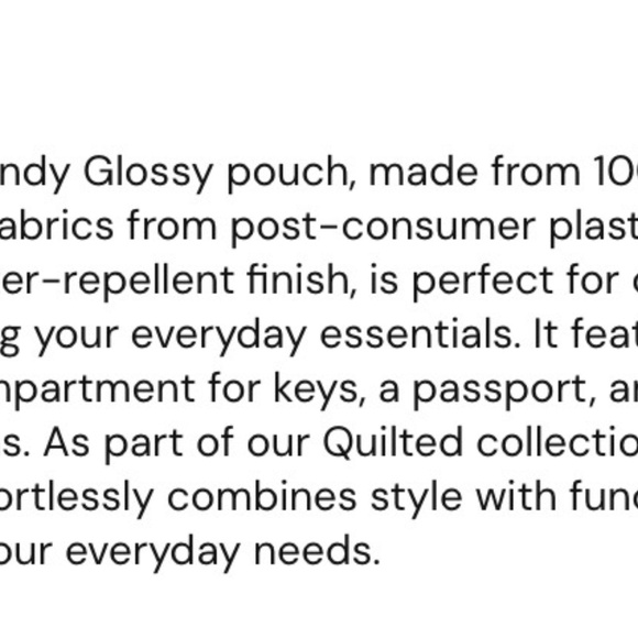 WOUF Burgundy Zip Puffer Makeup Bag - Picture 4 of 5